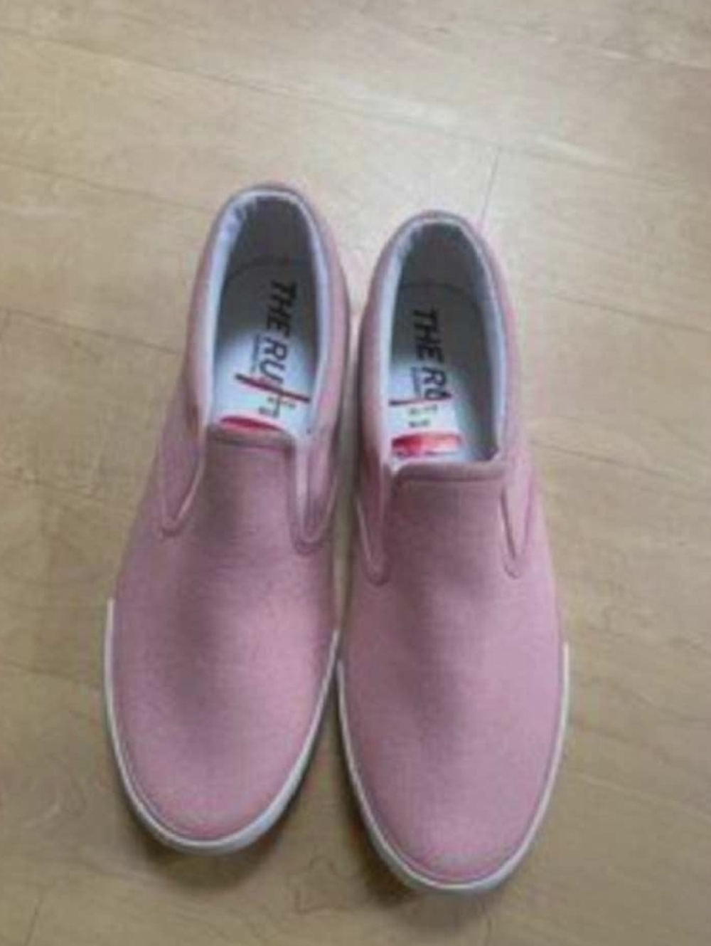 The Rail Pink Slip-On Canvas Sneakers